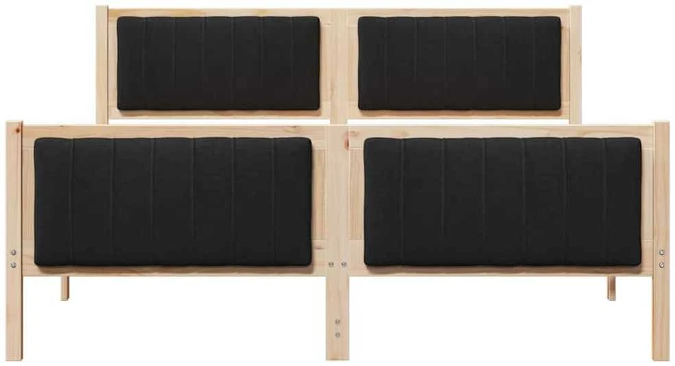 Lovos rėmas Ruda ir juoda 150 x 200 cm Pušies masyvas