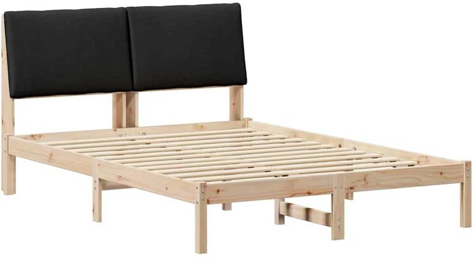 Lovos rėmas Ruda ir juoda 150 x 200 cm Pušies masyvas