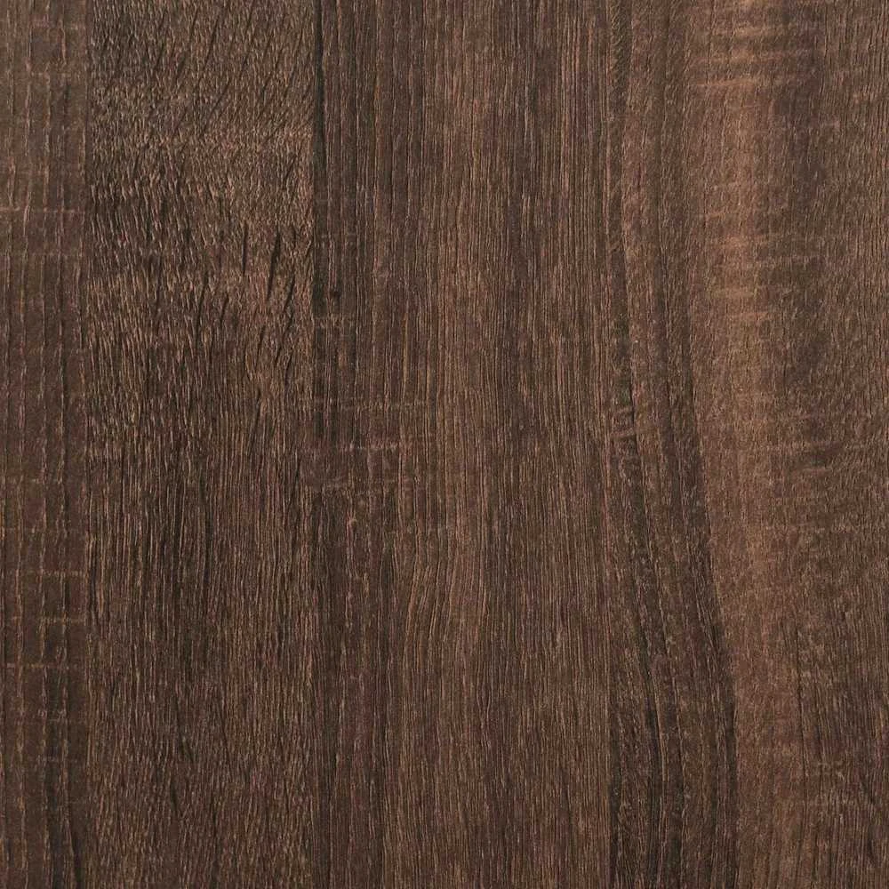 Lova Lovos rėmas Rudas ąžuolas 100 x 200 cm Kietos pušies mediena