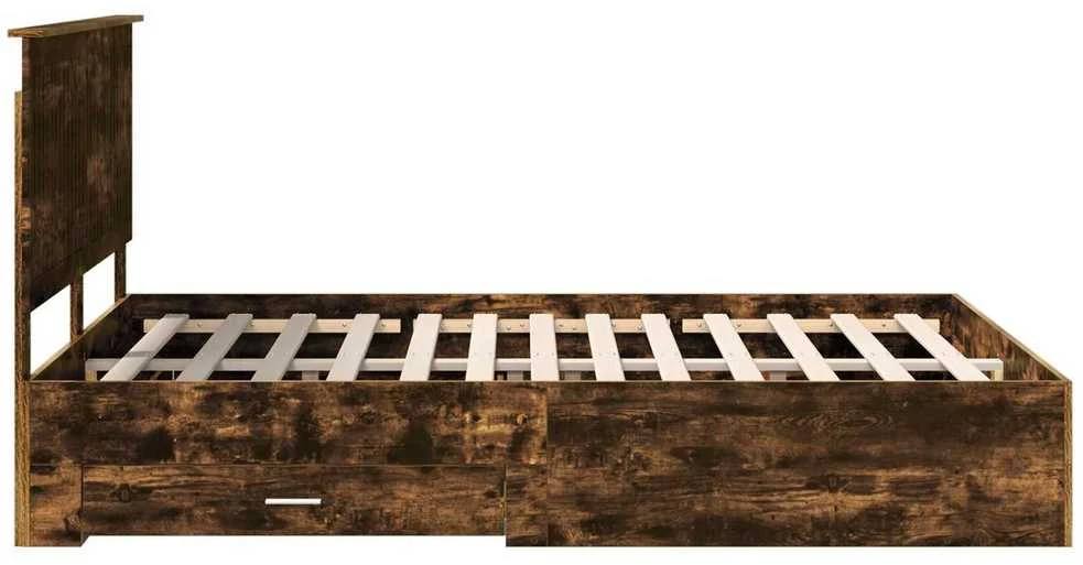 Lovos rėmas Rūkyta ąžuolas 150 x 200 cm Apdirbta mediena