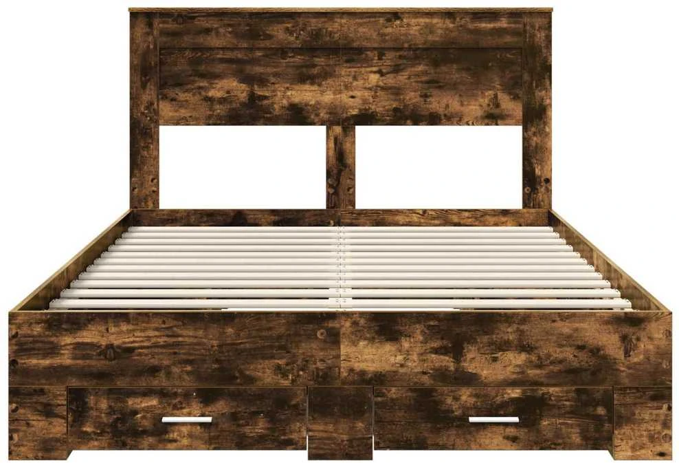 Lovos rėmas Dūminio ąžuolo 150 x 200 cm Apdirbta mediena