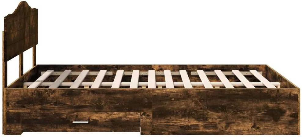 Lovos rėmas Rūkyta ąžuolas 150 x 200 cm Apdirbta mediena