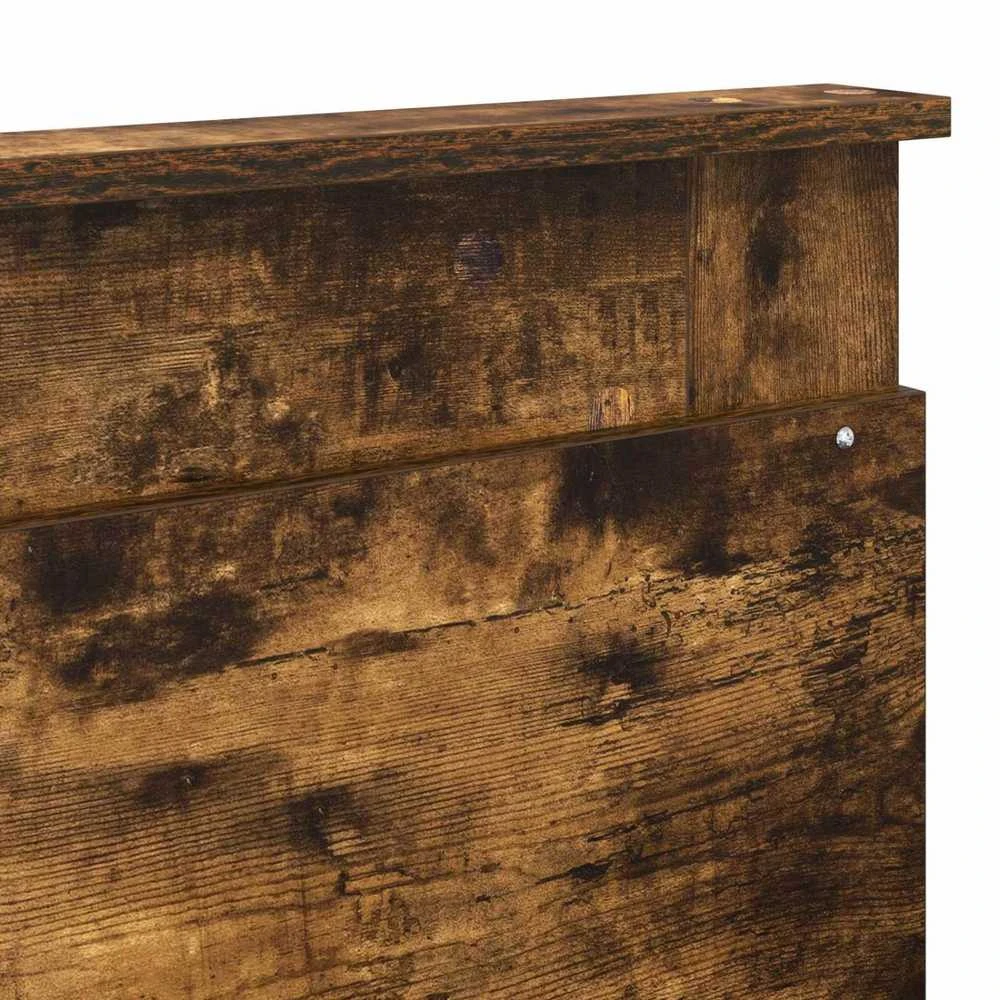 Lovos rėmas Rūkyta ąžuolas 200 x 200 cm Kietos pušies mediena