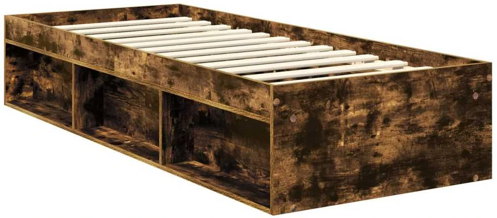 Lova Lovos rėmas Rūkyta ąžuolas 75 x 190 cm Kietos pušies mediena