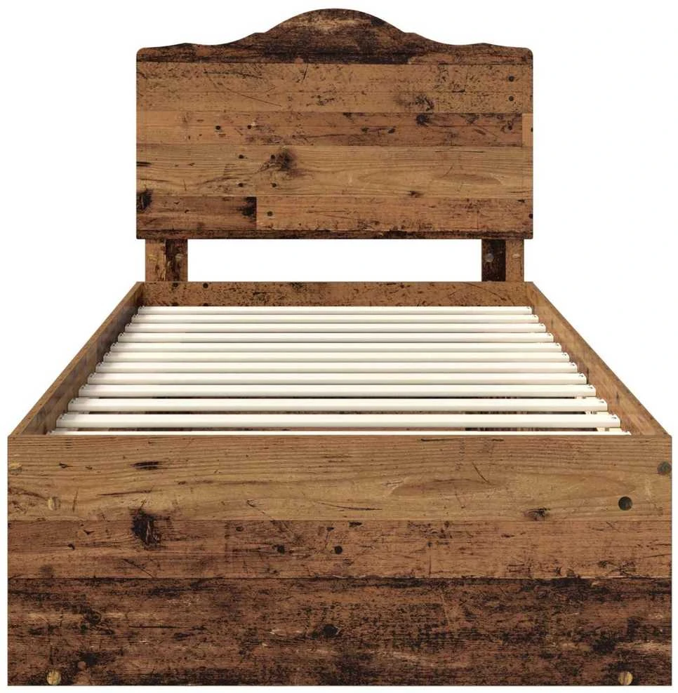 Lova Lovos rėmas Senas medis 100 x 200 cm Kietos pušies mediena