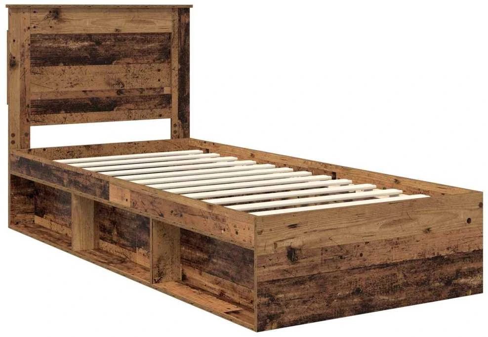 Lova Lovos rėmas Senas medis 100 x 200 cm Kietos pušies mediena