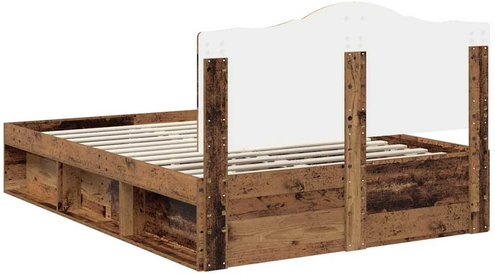 Lovos rėmas Senas medis 150 x 200 cm Kietos pušies mediena
