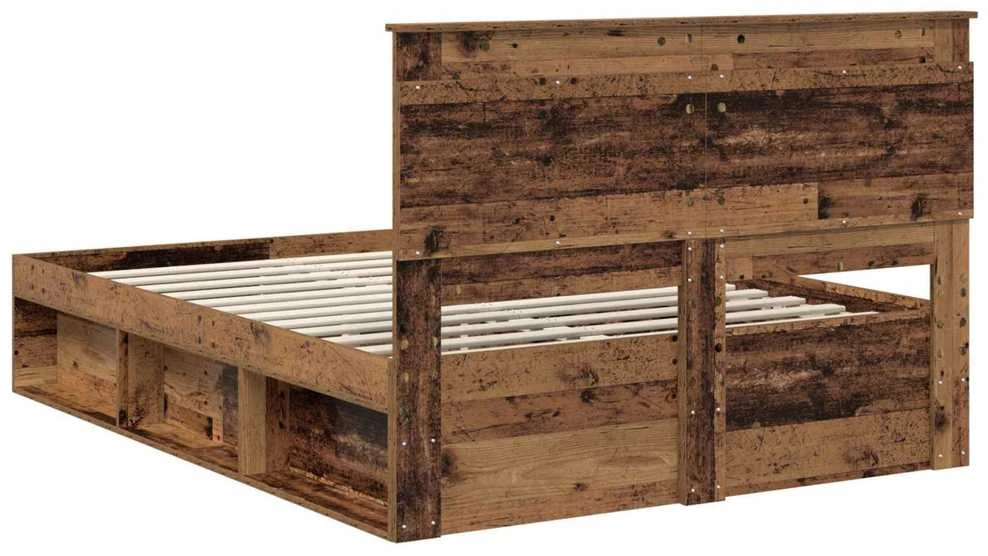 Lovos rėmas Senas medis 150 x 200 cm Kietos pušies mediena