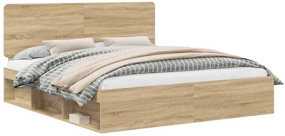 Lovos rėmas Sonoma 200 x 200 cm Kietos pušies mediena