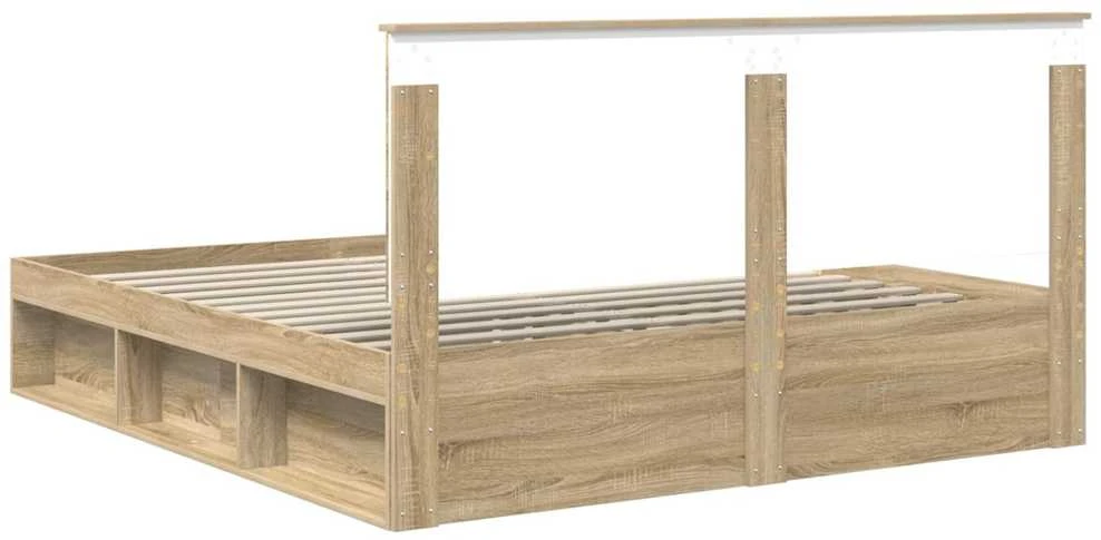 Lovos rėmas Sonoma 200 x 200 cm Kietos pušies mediena