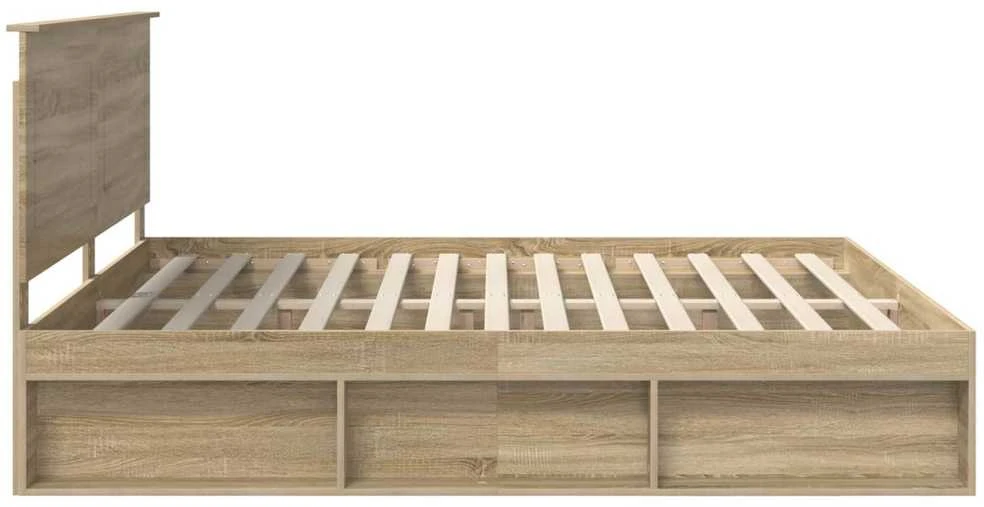 Lovos rėmas Sonoma 200 x 200 cm Kietos pušies mediena