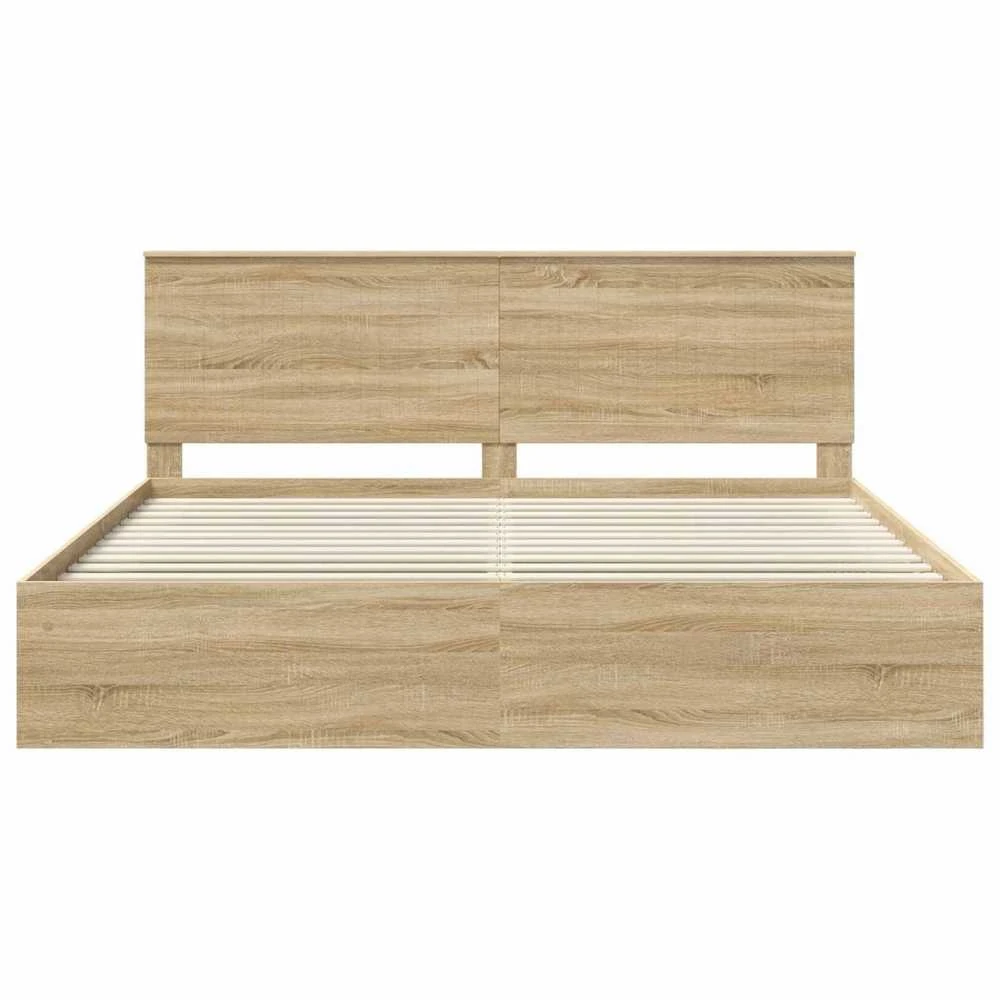 Lovos rėmas Sonoma 200 x 200 cm Kietos pušies mediena