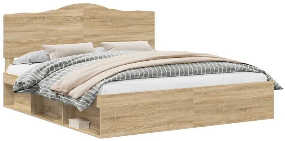 Lovos rėmas Sonoma 200 x 200 cm Kietos pušies mediena