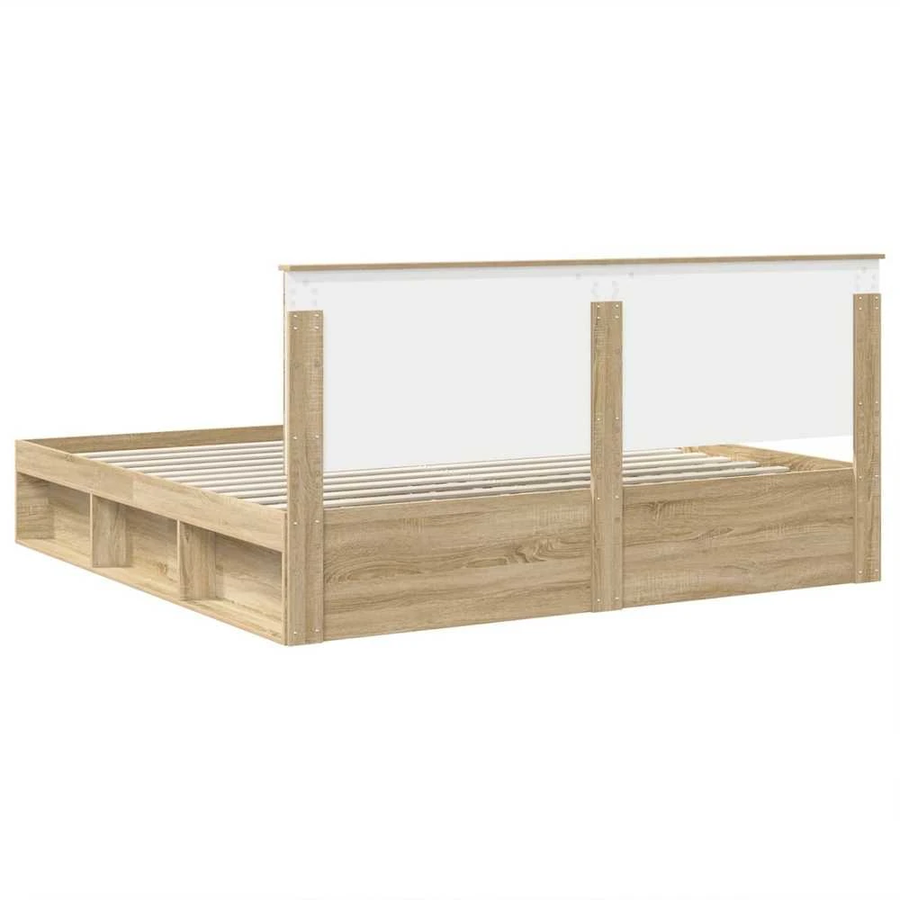 Lovos rėmas Sonoma 200 x 200 cm Kietos pušies mediena