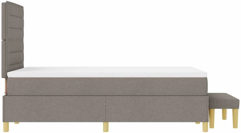 Kiemas lova su galvūgalio Tortora 200 x 120 cm audinys