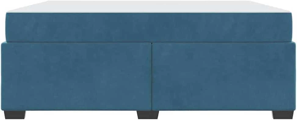 Lovos rėmas su čiužiniu Tamsiai mėlyna 180 x 200 cm audinys