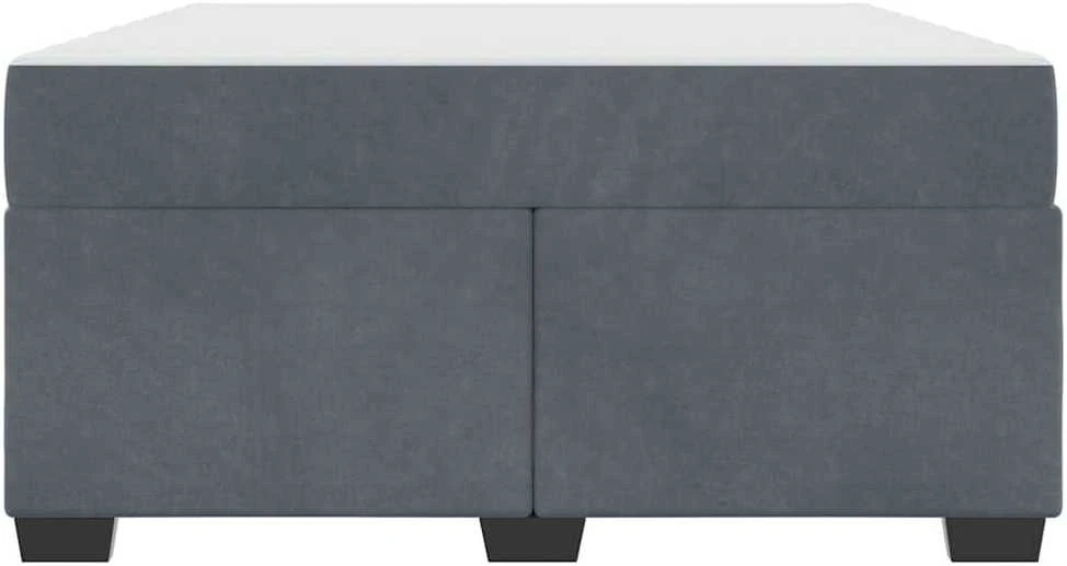 Lovos rėmas su čiužiniu Tamsiai pilka 140 x 200 cm audinys