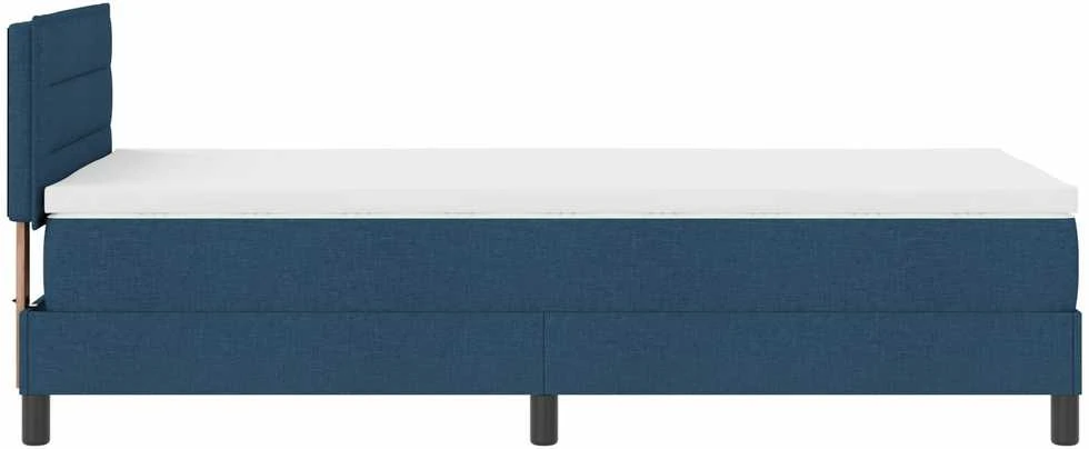 Kiemas lova su LED juostelėmis Mėlyna 100 x 200 cm audinys