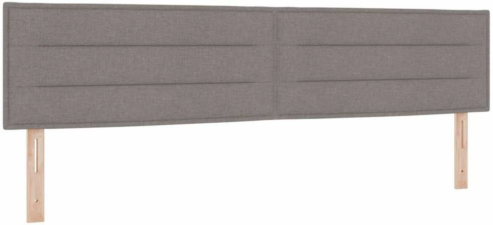 Kiemas lova su LED juostelėmis Tortora 200 x 200 cm audinys