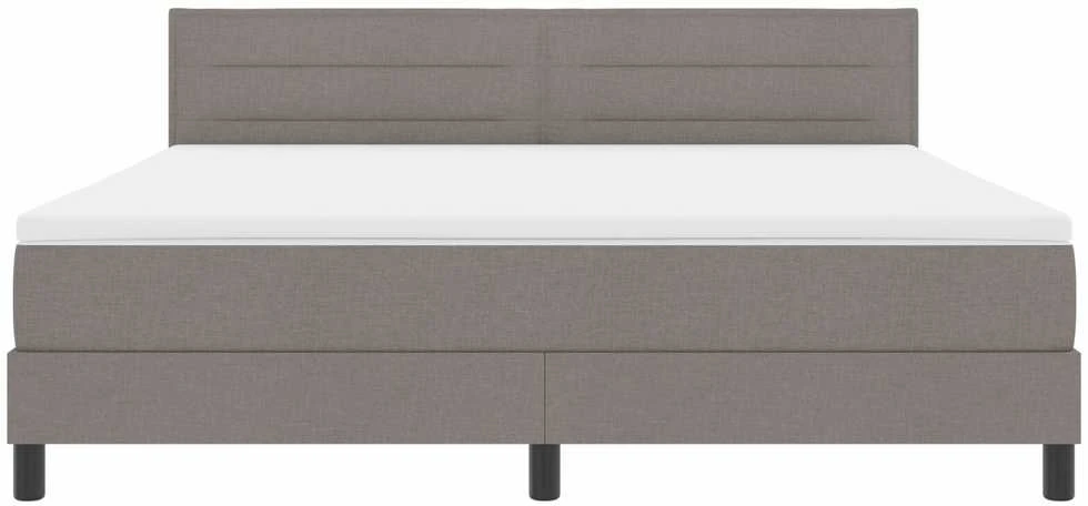 Kiemas lova su LED juostelėmis Tortora 180 x 200 cm audinys