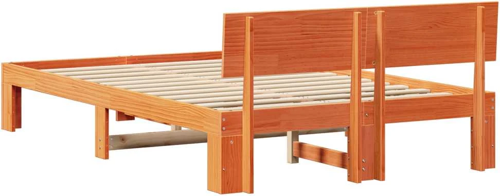Lova Lovos rėmas Vaško ruda 120 x 200 cm Kietos pušies mediena