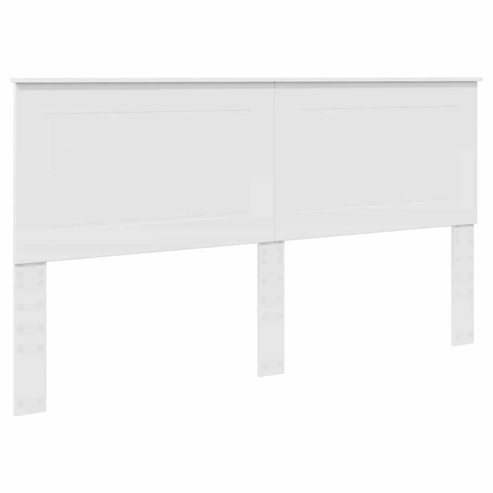 Lovos rėmas su stalčių Balta 180 x 200 cm Apdirbta mediena