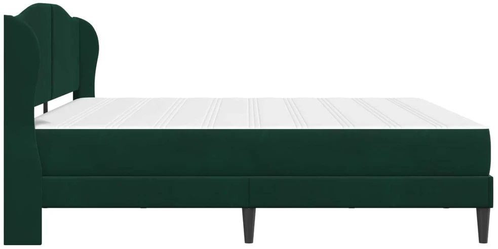 Lova Lovos rėmas su galvūgalio Juoda 180 x 200 cm Aksomas