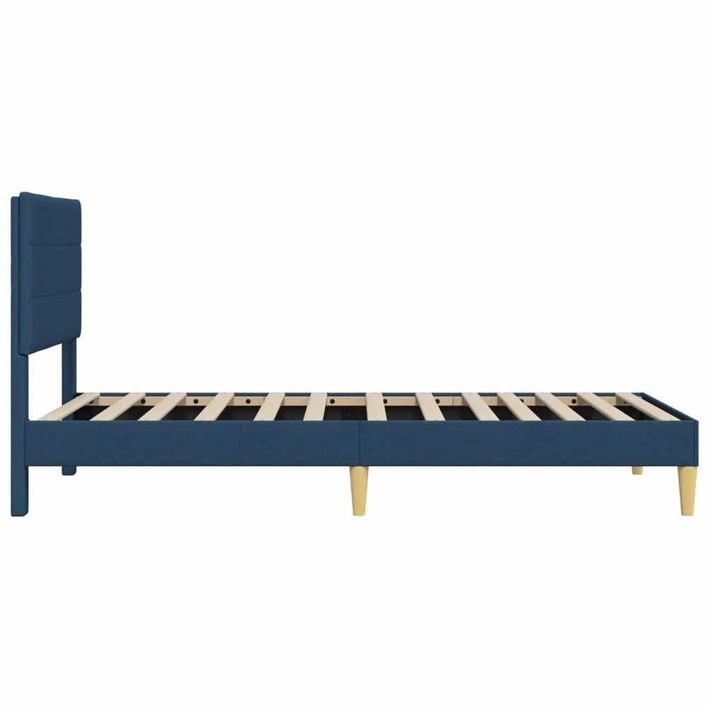 Lova Lovos rėmas su galvūgalio Mėlyna 80 x 200 cm Audinys