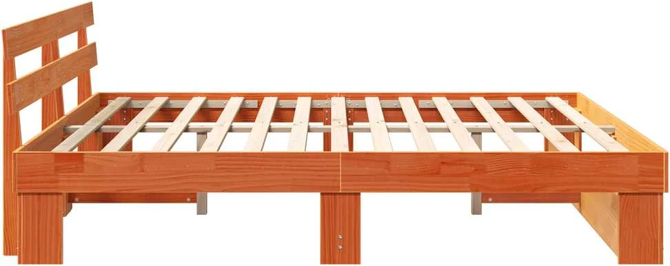 Lovos rėmas Ruda 200 x 200 cm Kietos pušies mediena