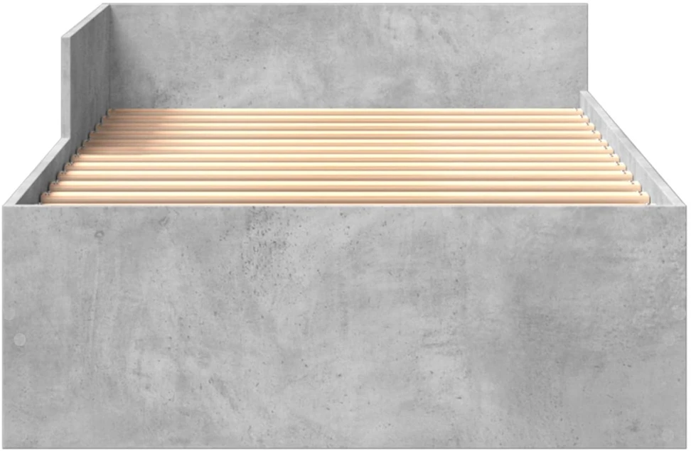 Lova Lovos Rėmas su Galvūgaliu Betono pilka 80 x 200 cm