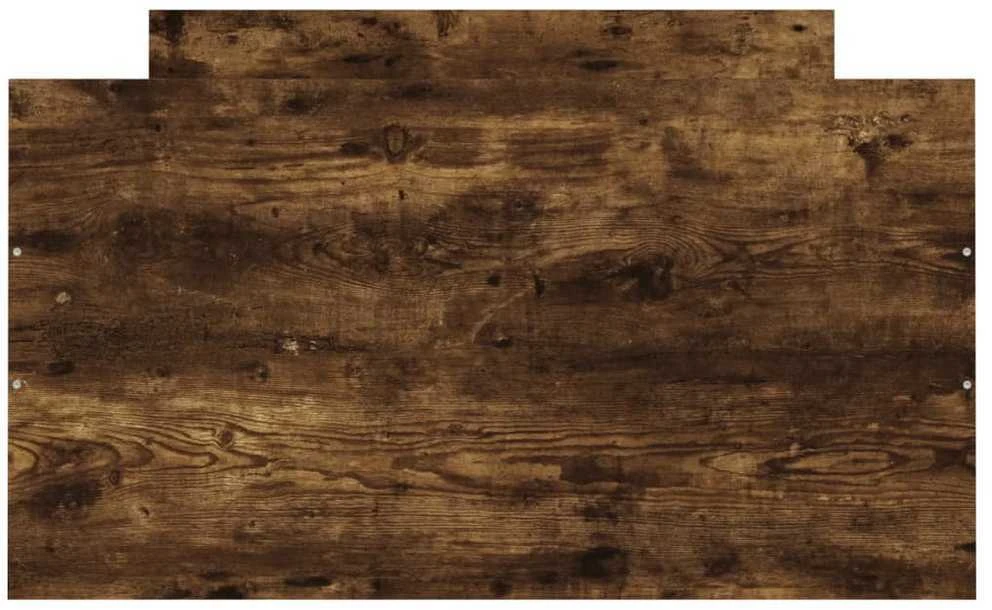 Lovos rėmas su galvūgaliu ir kojūgaliu, dūminis, 90x190cm