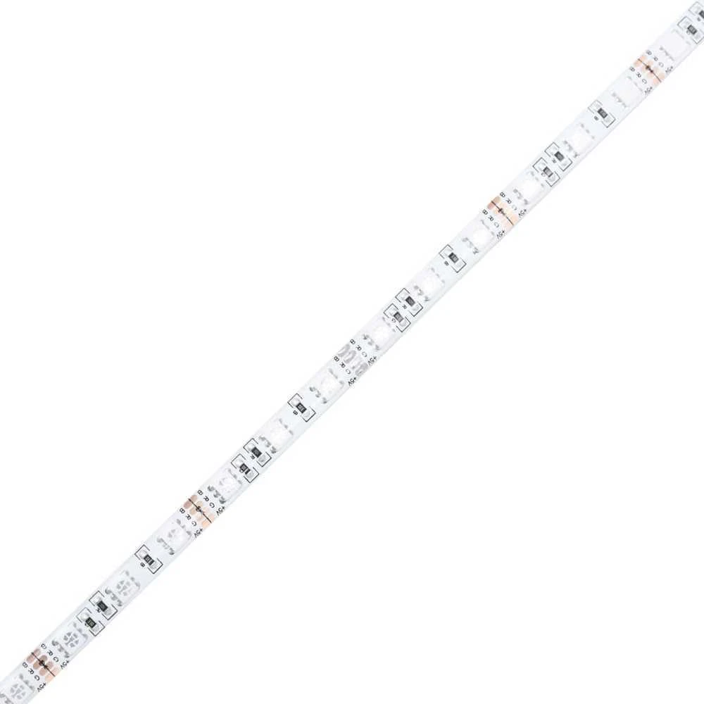 Lovos rėmas su galvūgaliu ir LED, dūminio ąžuolo, 150x200cm