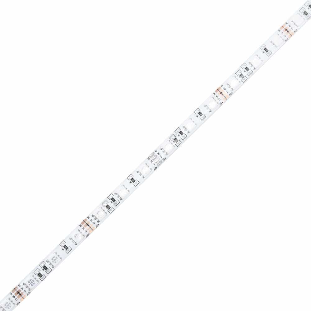Lovos rėmas su galvūgaliu ir LED lemputėmis, baltas, 90x200cm