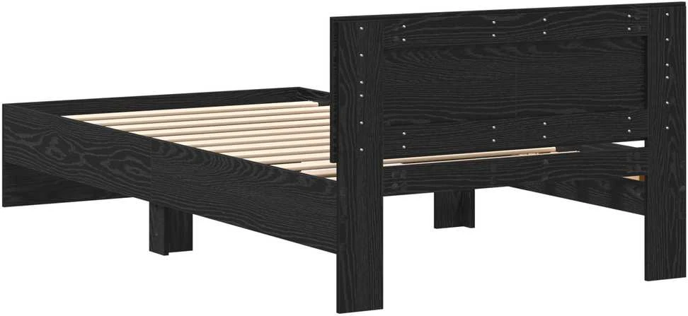 Lova Lovos Rėmas su Galvūgaliu Juodojo ąžuolo 203 x 104 x 70 cm