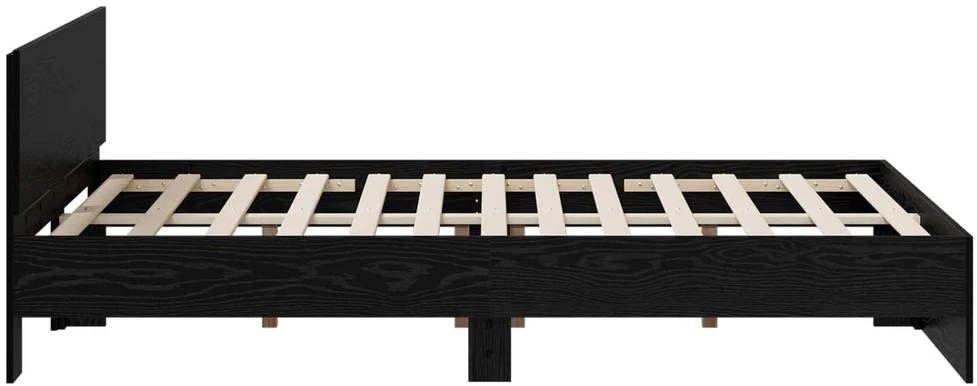 Lova Lovos Rėmas su Galvūgaliu Juodojo ąžuolo 135 x 190 cm