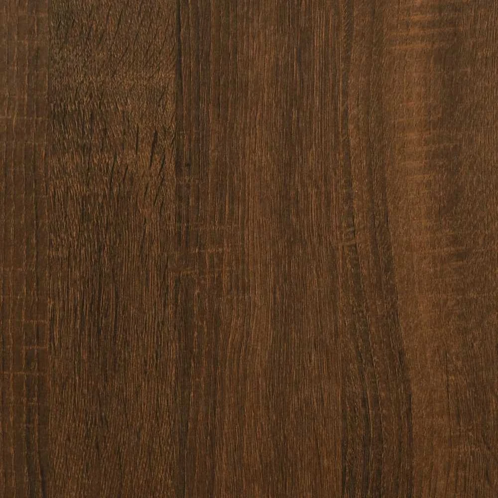 Lovos rėmas su galvūgaliu, rudas ąžuolo, 140x200cm, mediena