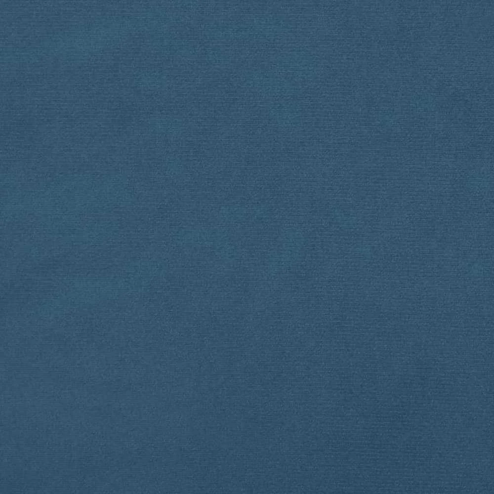 Lovos rėmas be čiužinio tamsiai mėlynas 140x200 cm aksomas