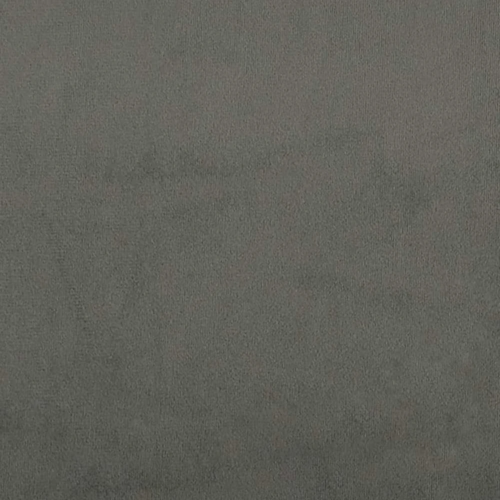 Lovos rėmas be čiužinio, tamsiai pilkas, 140x200cm, aksomas