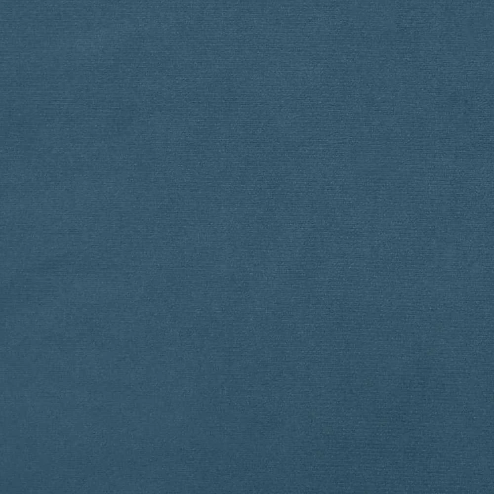 Lovos rėmas be čiužinio tamsiai mėlynas 140x200 cm aksomas