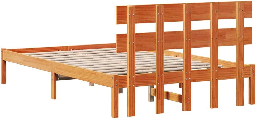Lovos rėmas Ruda 140 x 190 cm Pušies medienos masyvas
