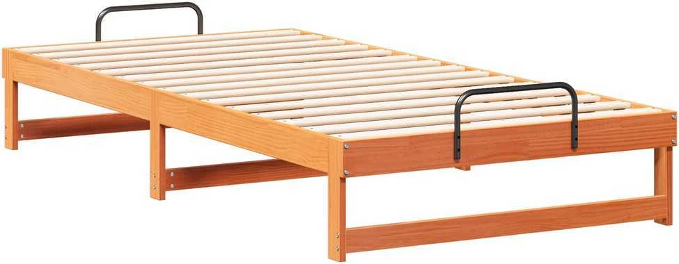 Lova Lovos rėmas Ruda 100 x 210 cm Kietos pušies mediena