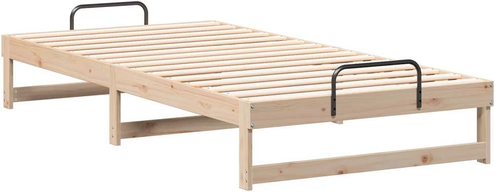 Lova Lovos rėmas Ruda 100 x 200 cm Kietos pušies mediena
