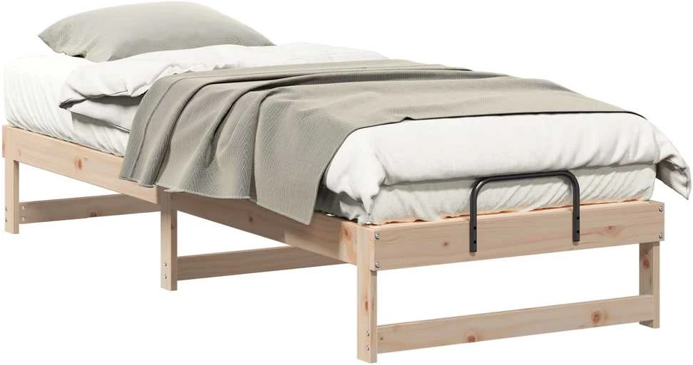 Lova Lovos rėmas Ruda 80 x 210 cm Kietos pušies mediena