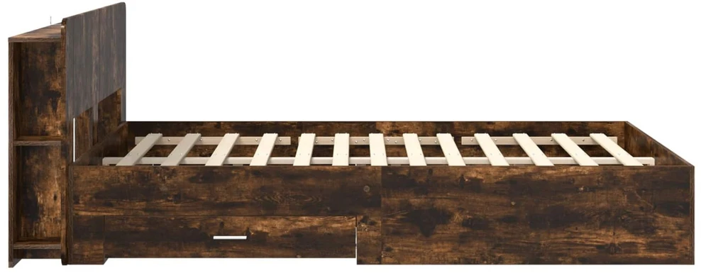 Lovos rėmas su saugojimu Dūminio ąžuolo 150 x 200 cm