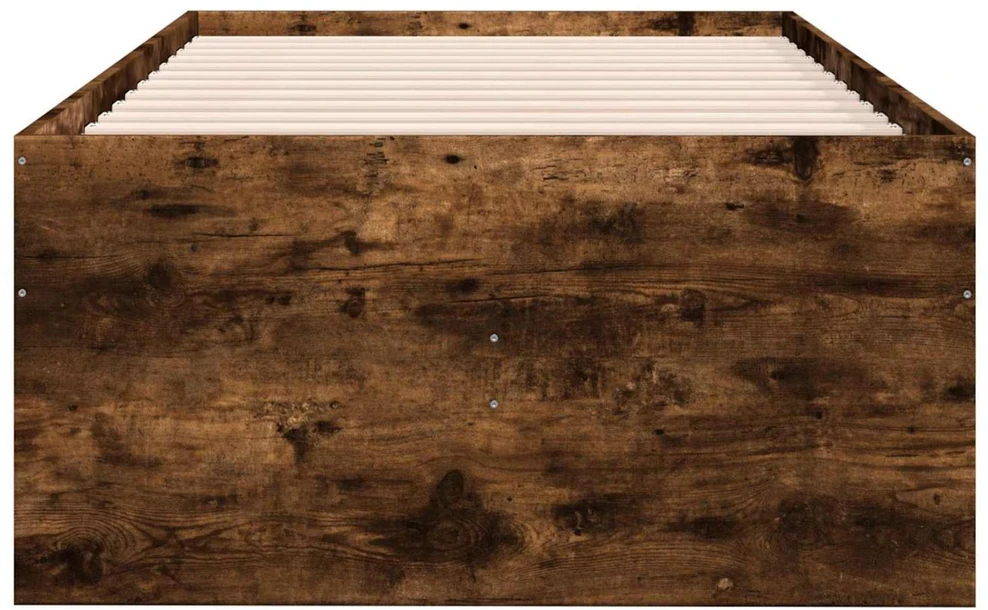 Lova Lovos rėmas su saugojimu su stalčių Dūminio ąžuolo 80 x 200 cm