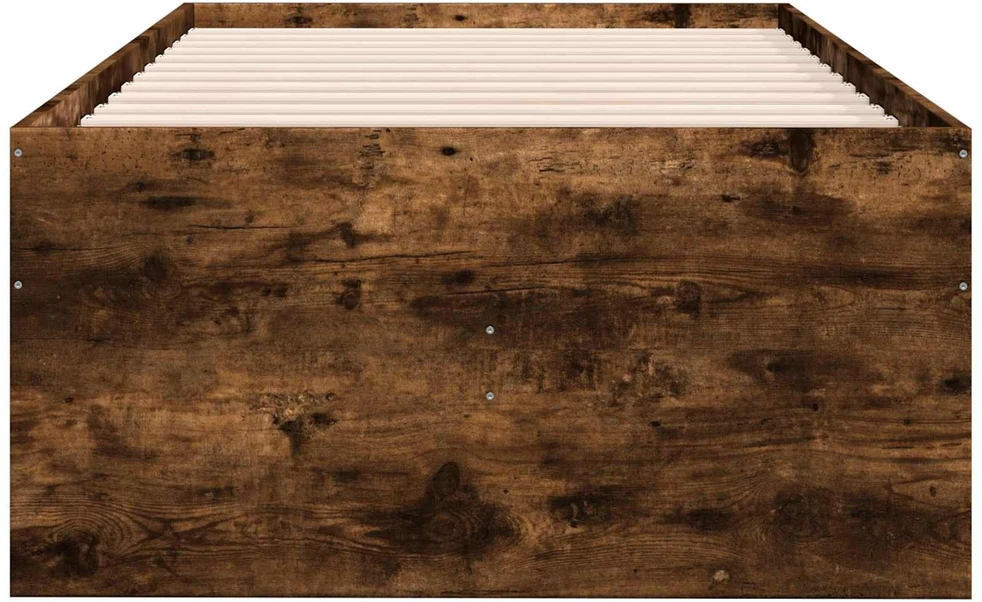 Lova Lovos rėmas su saugojimu su stalčių Dūminio ąžuolo 80 x 200 cm