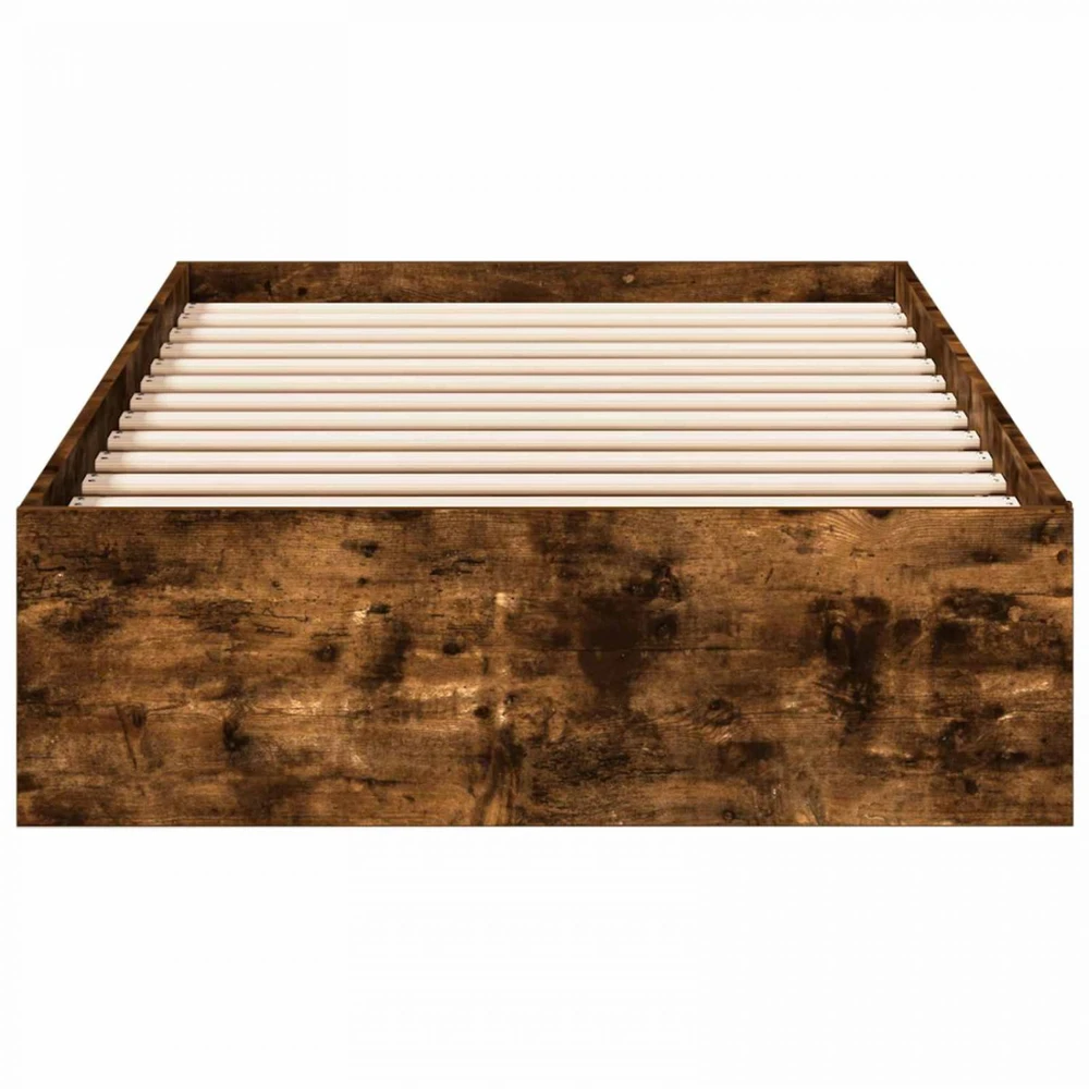 Lova Lovos rėmas su saugojimu su stalčių Dūminio ąžuolo 80 x 200 cm
