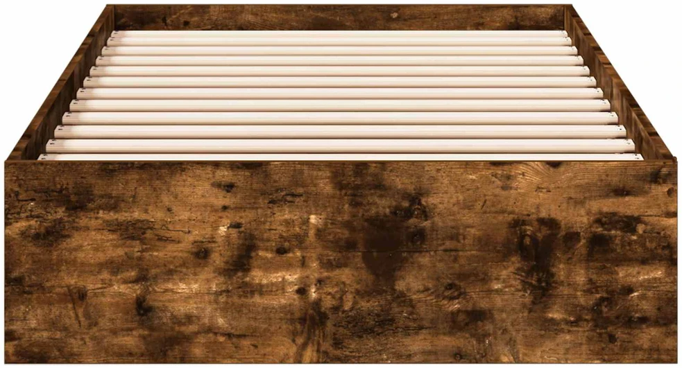 Lova Lovos rėmas su saugojimu su stalčių Dūminio ąžuolo 80 x 200 cm