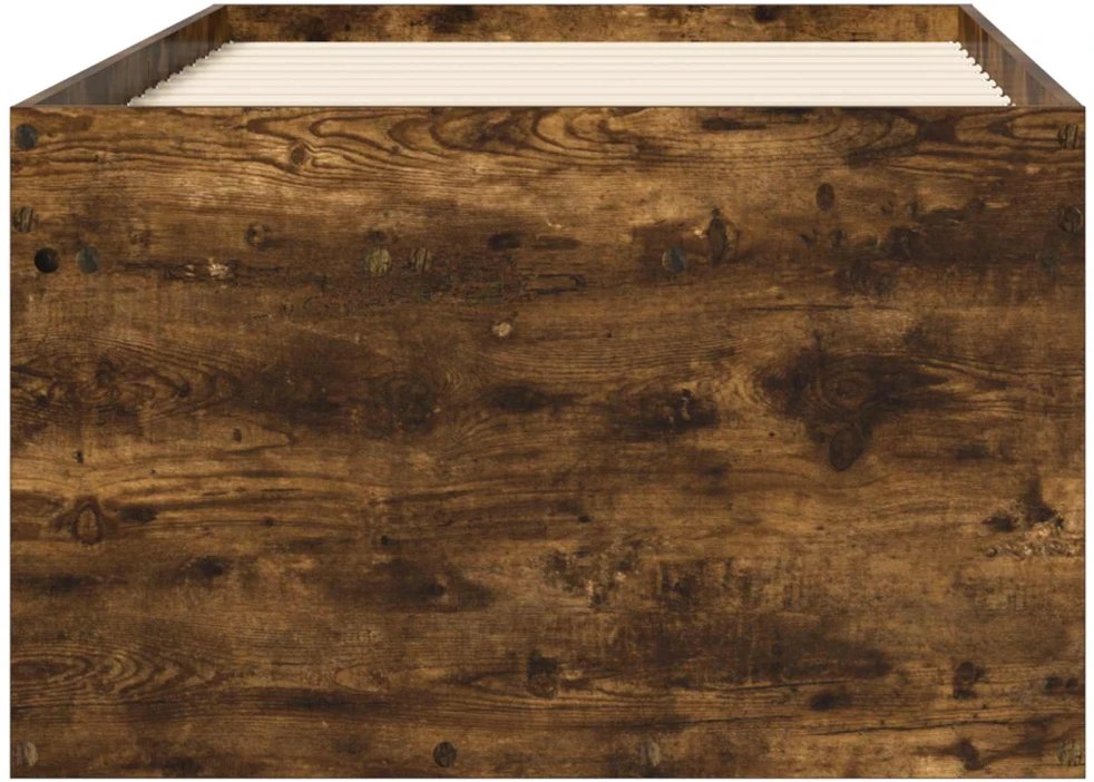 Lova Lovos rėmas su saugojimu su stalčių Dūminio ąžuolo 80 x 200 cm