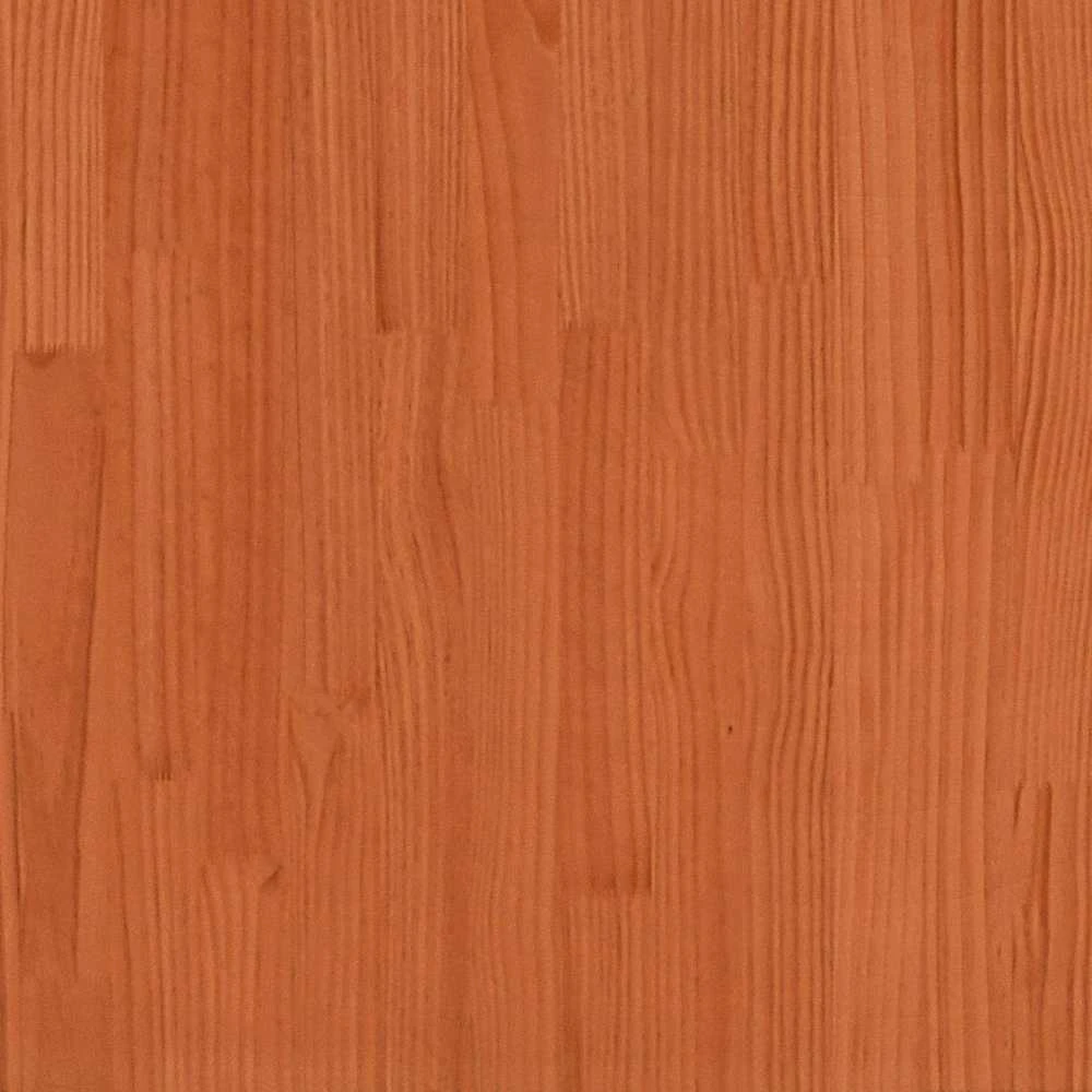 Lova Lovos rėmas su saugykla su lentyna Vaško ruda 200 x 200 cm